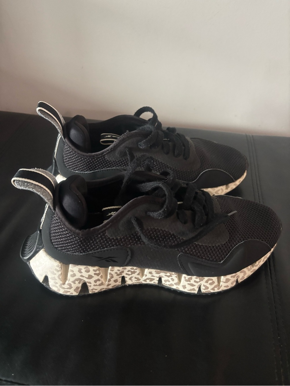 Reebok Zig Dynamica 'Black Leopard' sneakers